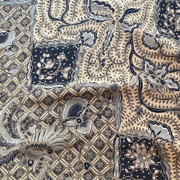 Extra large scarf wrap sarong in browns, tans, black 40 x 90 - Picture 8 of 8